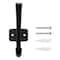 National Hardware National Hardware Powell Medium Matte Black Aluminum 4-15/16 in. L Angled Hook 60 lb 1 pk N337-912 - alternate 2